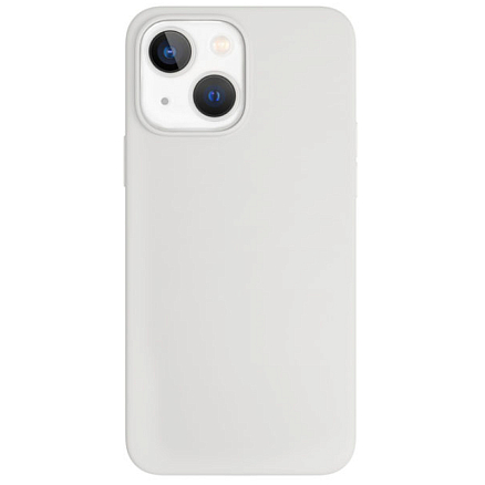 Чехол для iPhone 14 силиконовый VLP Silicone Case MagSafe белый