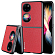 Чехол для Huawei P50 гибридный Dux Ducis Fino красный