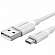Кабель USB - MicroUSB для зарядки 0,5 м 2.4А Ugreen US289 (быстрая зарядка QC 3.0) белый