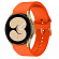 Ремешок-браслет для Samsung Galaxy Watch 4, 5, 5 Pro 40, 42, 44, 45 и 46 мм силиконовый Tech-Protect IconBand оранжевый