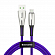 Кабель USB - MicroUSB для зарядки 2 м 4А плетеный Baseus Waterdrop (быстрая зарядка) фиолетовый