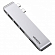 Хаб (разветвитель) Dual Type-C - 3 х USB 3.0, Type-C (Thunderbolt 3) с картридером SD и MicroSD Ugreen CM251 серый