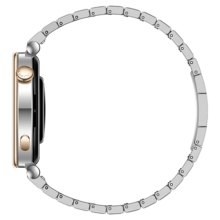 Умные часы Huawei Watch GT 4 41 мм с металлическим браслетом серебристо-золотистые