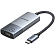 Хаб (разветвитель) Type-C - HDMI 2.1 4K (папа - мама) длина 20 см Ugreen CM491 серый
