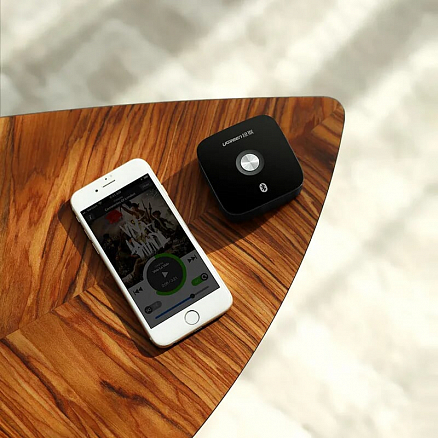 Bluetooth аудио адаптер (ресивер) 3,5 мм + 2RCA aptX Ugreen CM106 черный