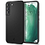 Чехол для Samsung Galaxy S22 пластиковый тонкий Spigen Thin Fit черный