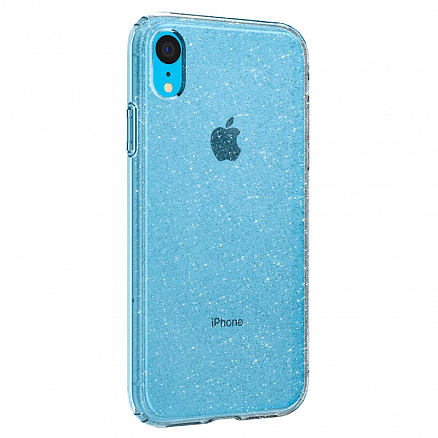 Чехол для iPhone XR гелевый с блестками Spigen SGP Liquid Crystal Glitter прозрачный
