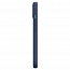 Чехол для iPhone 13 mini силиконовый Spigen Silicone Fit синий