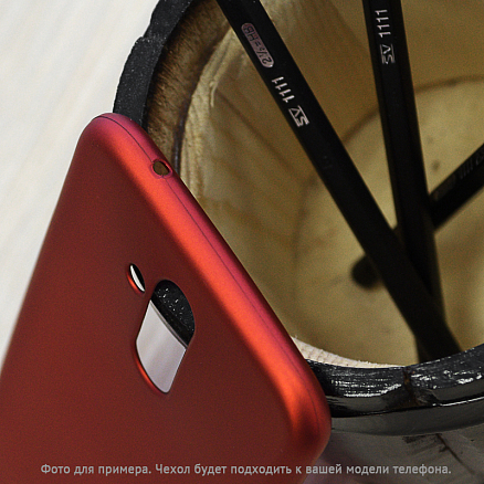 Чехол для Xiaomi Redmi Note 6 Pro гелевый CN красный