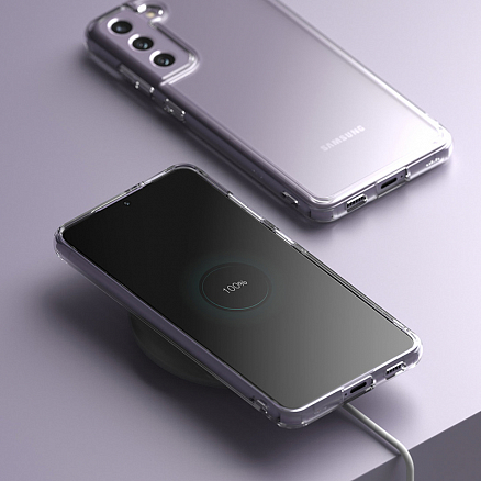 Чехол для Samsung Galaxy S21 FE гибридный Ringke Fusion прозрачный
