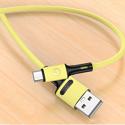 Кабель Type-C - USB 2.0 для зарядки 1 м 2A Usams U52 желтый