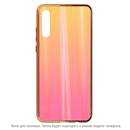 Чехол для Huawei P30 Lite пластиковый CASE Aurora розовое золото