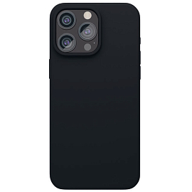Чехол для iPhone 15 Pro Max силиконовый VLP Aster черный