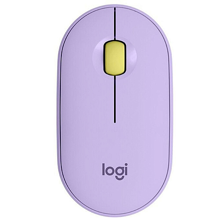 Мышь беспроводная Bluetooth оптическая Logitech Pebble M350 сиреневая