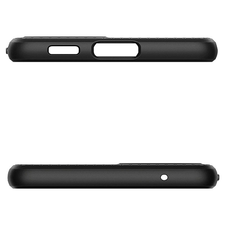 Чехол для Samsung Galaxy A53 гелевый Spigen Liquid Air матовый черный