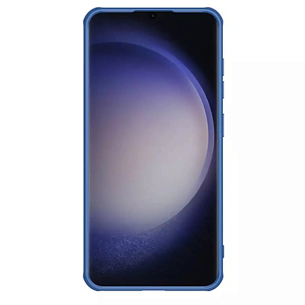 Чехол для Samsung Galaxy S24 гибридный Nillkin Super Frosted Shield Pro синий