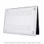Чехол для Apple MacBook Air 13 A1466, A1369 пластиковый глянцевый DDC Crystal Shell прозрачный