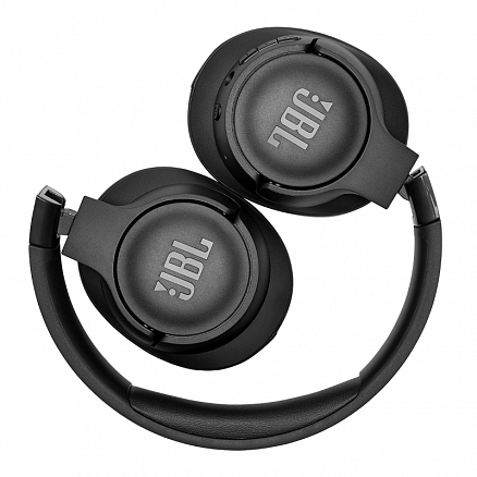 Наушники беспроводные Bluetooth JBL T710BT полноразмерные с микрофоном складные черные