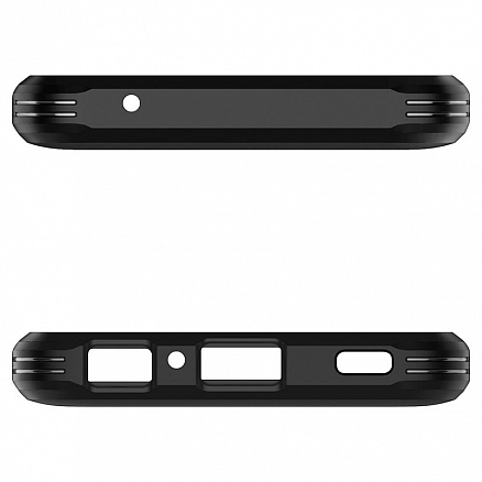 Чехол для Samsung Galaxy A52 гибридный для экстремальной защиты Spigen Tough Armor черный