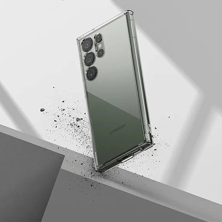 Чехол для Samsung Galaxy S23 гибридный Ringke Fusion прозрачный