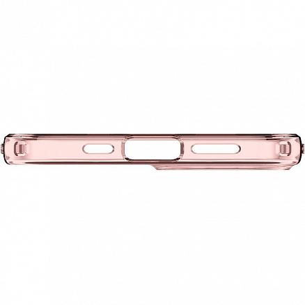 Чехол для iPhone 13 гелевый Spigen Crystal Flex прозрачный розовый