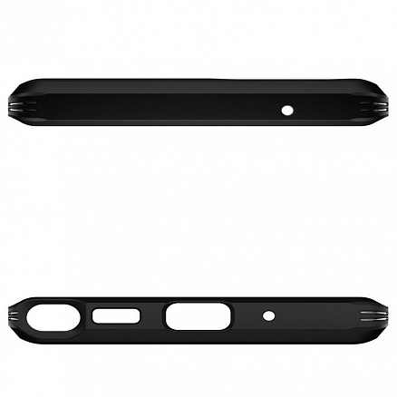 Чехол для Samsung Galaxy Note 20 Ultra гибридный для экстремальной защиты Spigen SGP Tough Armor черный