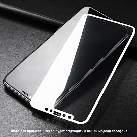 Защитное стекло для iPhone 7 Plus, 8 Plus на весь экран противоударное Mocoll Storm 3D белое