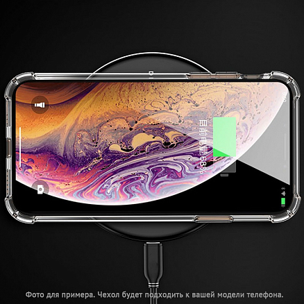 Чехол для Samsung Galaxy S20+ гелевый 4Corners прозрачный