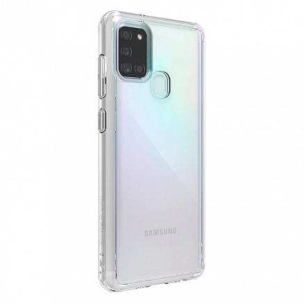 Чехол для Samsung Galaxy A21s гибридный Ringke Fusion прозрачный