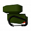 Чехол для наушников AirPods Pro силиконовый водонепроницаемый Urban Armor Gear UAG хаки с оранжевым