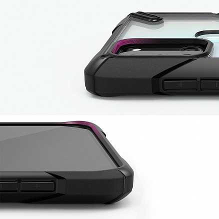 Чехол для Samsung Galaxy A21s гибридный Ringke Fusion X черный