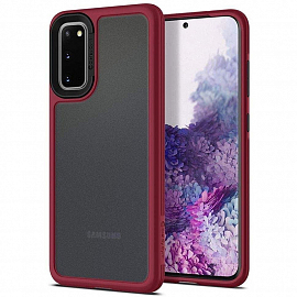 Чехол для Samsung Galaxy S20 гибридный Spigen Сyrill Color Brick бордовый