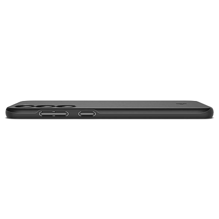 Чехол для Samsung Galaxy S23+ пластиковый тонкий Spigen Thin Fit черный