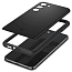 Чехол для Samsung Galaxy S23+ пластиковый тонкий Spigen Thin Fit черный