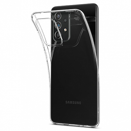 Чехол для Samsung Galaxy A52 гелевый ультратонкий Spigen SGP Liquid Crystal прозрачный
