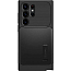 Чехол для Samsung Galaxy S23 Ultra гибридный с подставкой Spigen Slim Armor черный