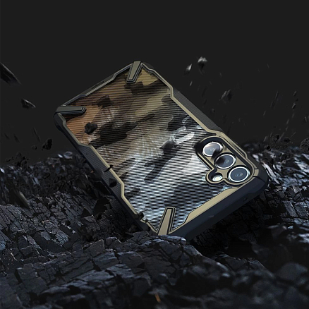 Чехол для Samsung Galaxy A34 5G гибридный Ringke Fusion X Design Camo черный