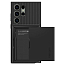 Чехол для Samsung Galaxy S23 Ultra гибридный со слотом для карты Spigen Slim Armor CS черный