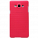 Чехол для Samsung Galaxy A7 пластиковый тонкий Nillkin Super Frosted красный