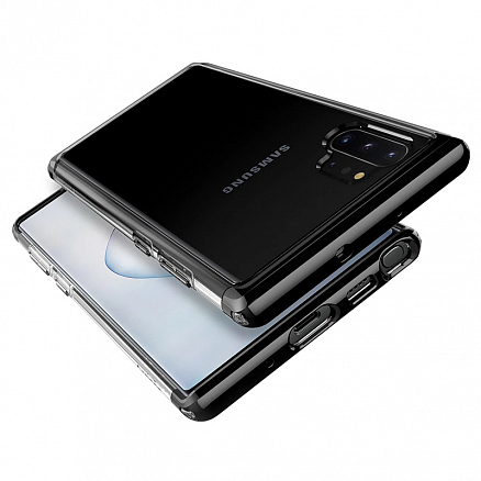 Чехол для Samsung Galaxy Note 10+ гибридный Spigen SGP Neo Hybrid NC прозрачно-черный