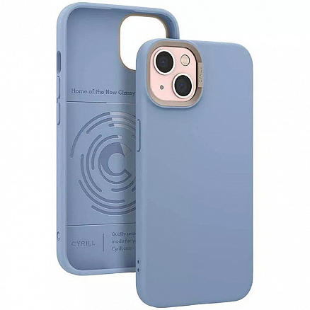 Чехол для iPhone 13 гибридный Spigen Cyrill Palette Color Brick голубой