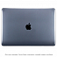 Чехол для Apple MacBook Air 13 (2018-2019) A1932, (2020) А2179, M1 (2020) A2337 пластиковый глянцевый DDC Crystal Shell черный