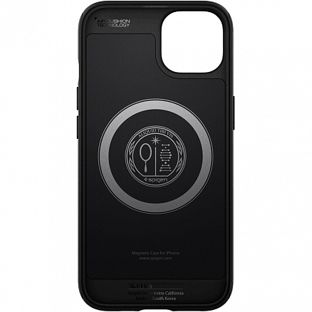 Чехол для iPhone 13 гелевый Spigen Core Armor Magsafe матовый черный