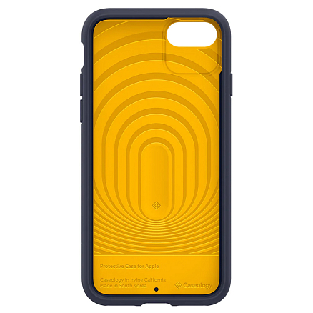 Чехол для iPhone 7, 8, SE 2020, SE 2022 противоударный Spigen Caseology Nano Pop синий