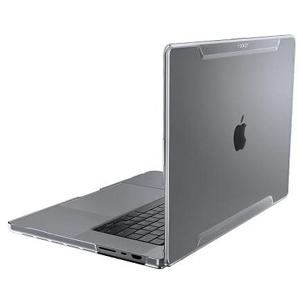 Чехол для Apple MacBook Pro 14 2021 A2442 пластиковый Spigen SGP Thin Fit прозрачный