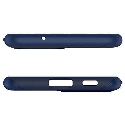 Чехол для Samsung Galaxy S21 FE гибридный Spigen Caseology Parallax синий 