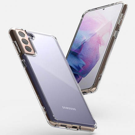 Чехол для Samsung Galaxy S21+ гибридный Ringke Fusion прозрачный