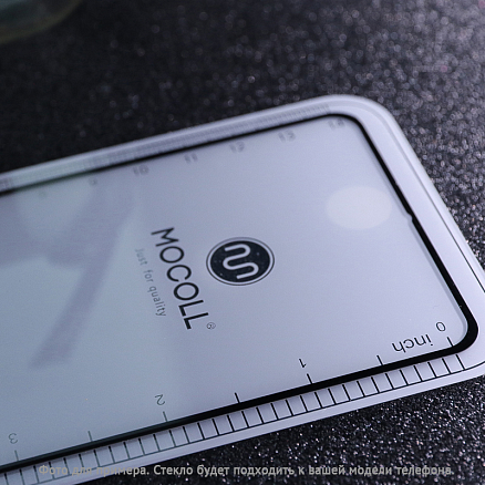 Защитное стекло для Xiaomi Redmi Note 10, 10S, 11 на весь экран противоударное Mocoll Gram 2.5D черное