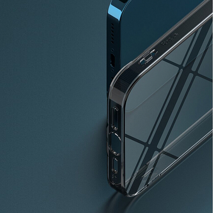 Чехол для iPhone 13 Pro гелевый ультратонкий Ringke Air прозрачный черный