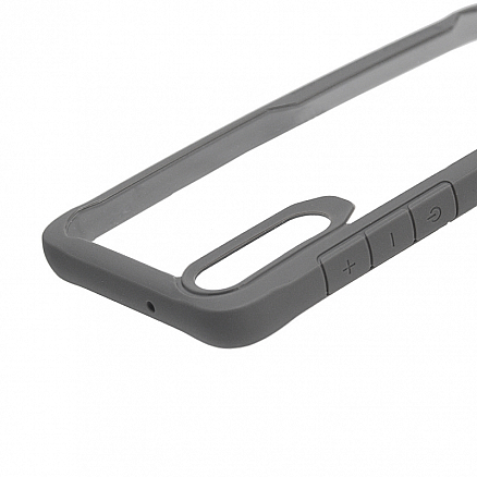 Чехол для Huawei P20 гибридный для полной защиты iPaky Survival прозрачно-серый